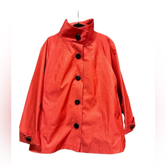 Gallery swing coat from Nordstrom’s. EUC size 1X fully lined, French cuffs. - Picture 3 of 10